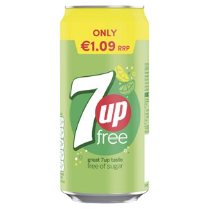 Picture of  440 7Up Free Can PM €1.09 x24